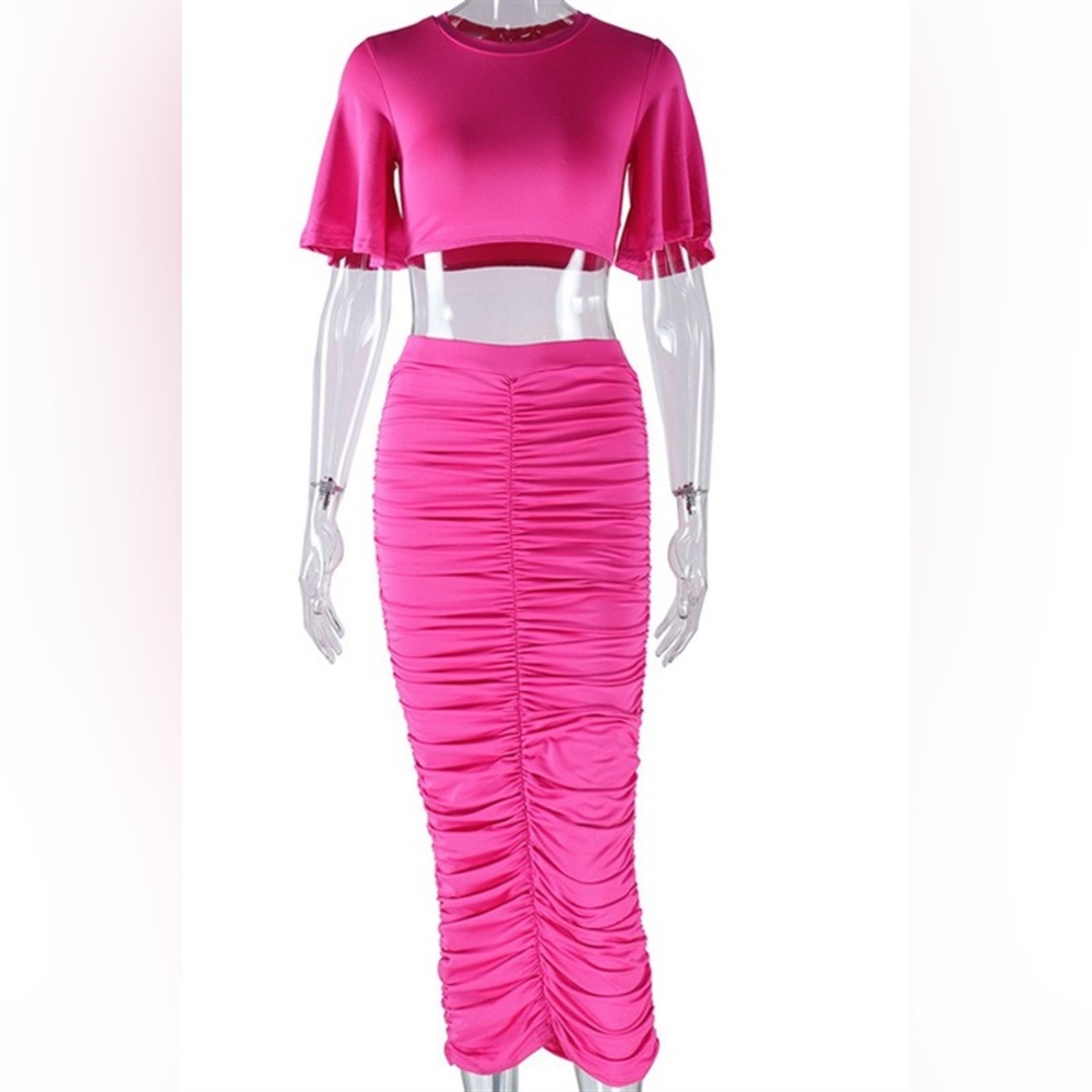 Two piece skirt set